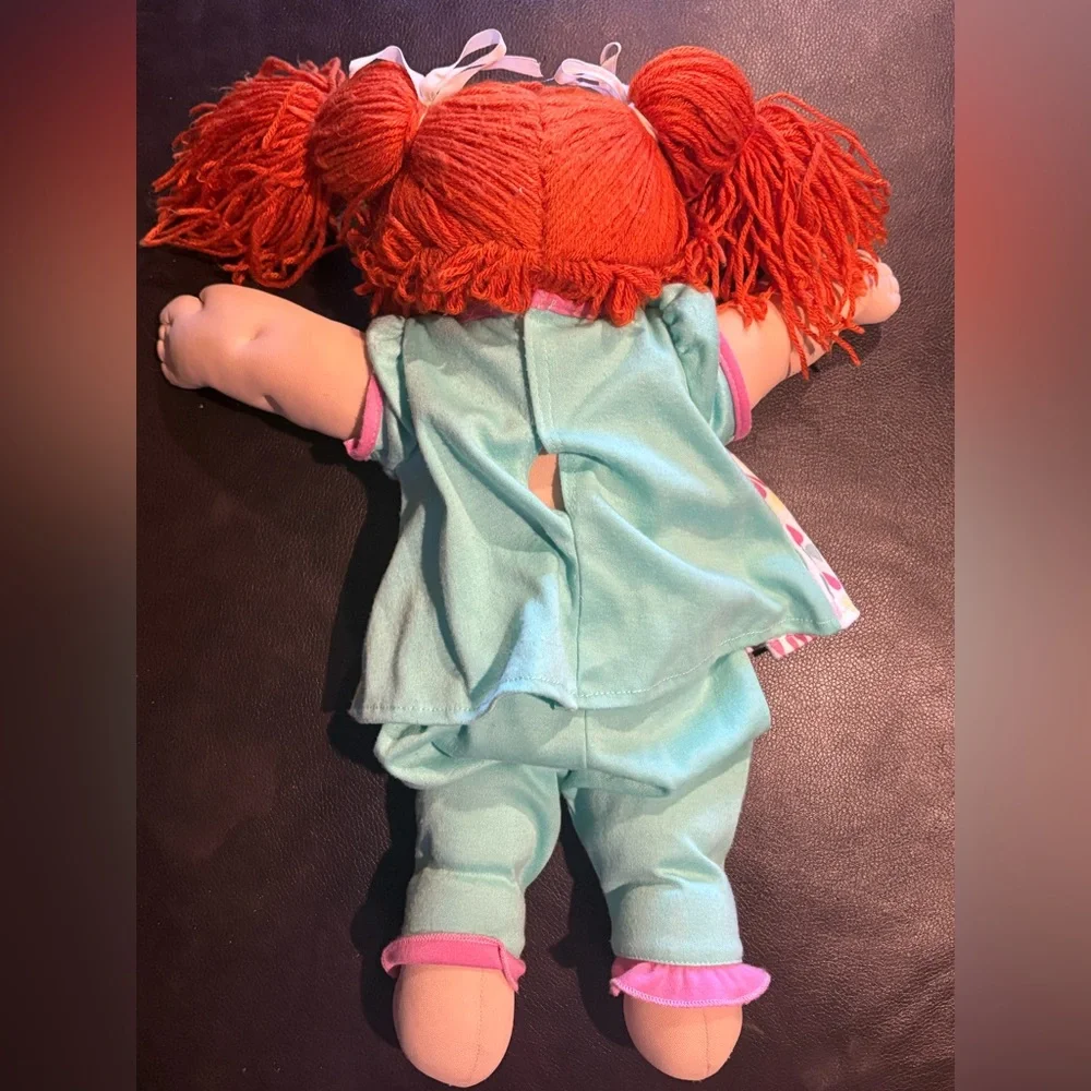 Cabbage Patch Kids Vintage Red headed green eyes rare doll coleco